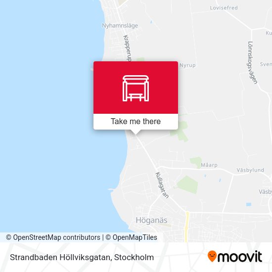 Strandbaden Höllviksgatan map