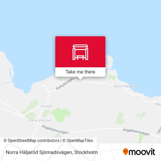 Norra Häljaröd Sjömadsvägen map