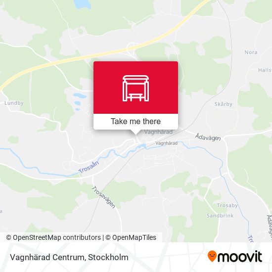 Vagnhärad Centrum map
