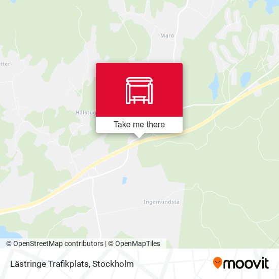 Lästringe Trafikplats map