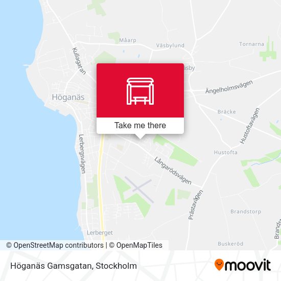 Höganäs Gamsgatan map