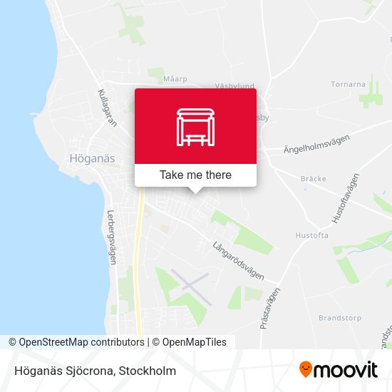 Höganäs Sjöcrona map