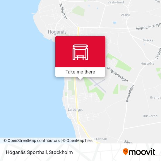 Höganäs Sporthall map