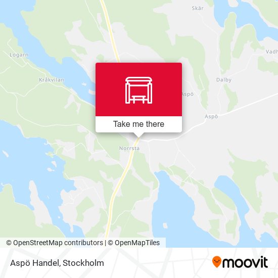 Aspö Handel map