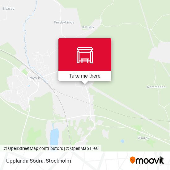 Upplanda Södra map