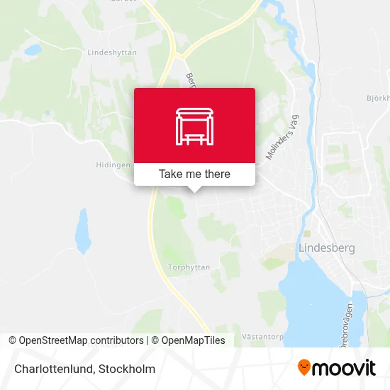 Charlottenlund map