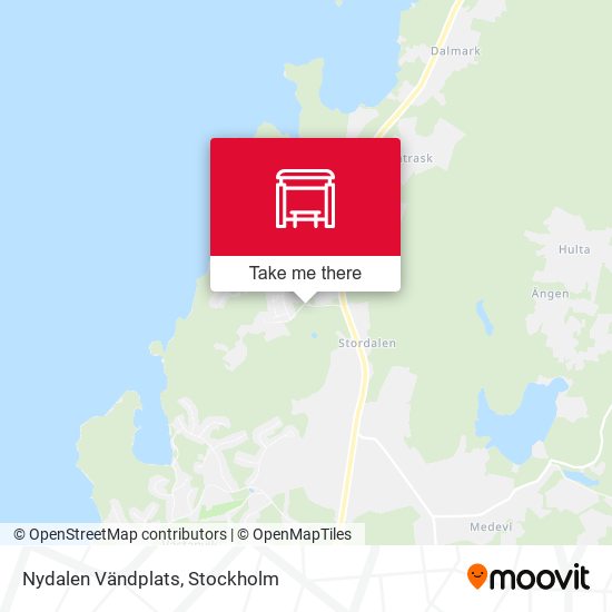 Nydalen Vändplats map