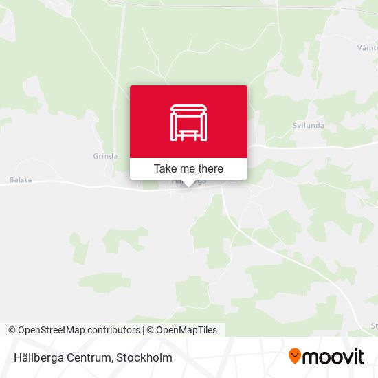 Hällberga Centrum map