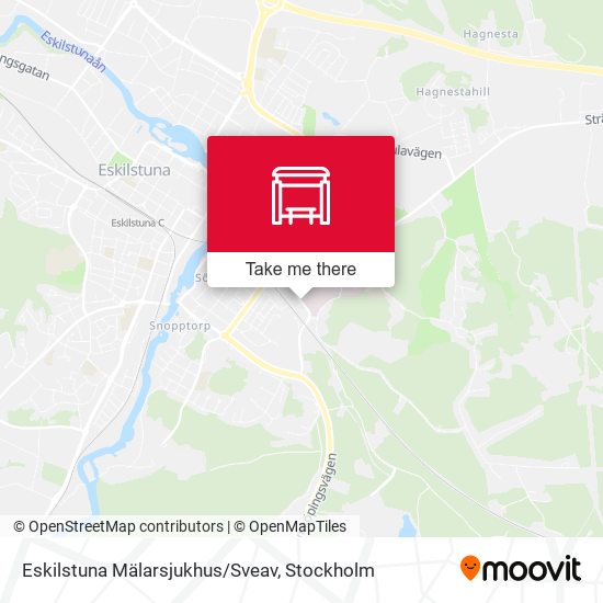 Eskilstuna Mälarsjukhus/Sveav map