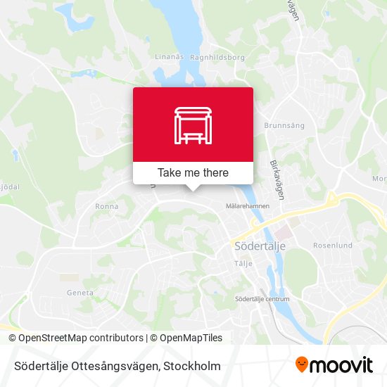 Södertälje Ottesångsvägen map