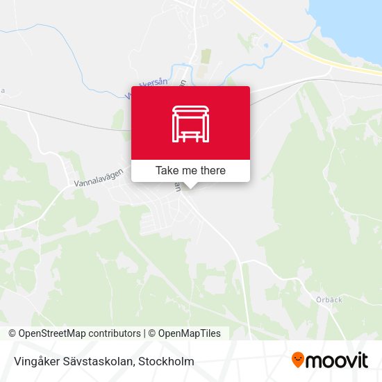 Vingåker Sävstaskolan map