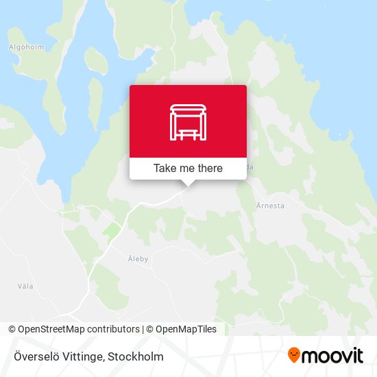 Överselö Vittinge map