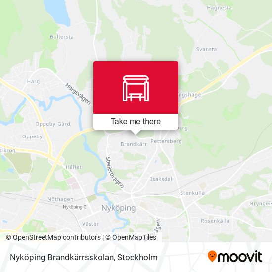 Nyköping Brandkärrsskolan map