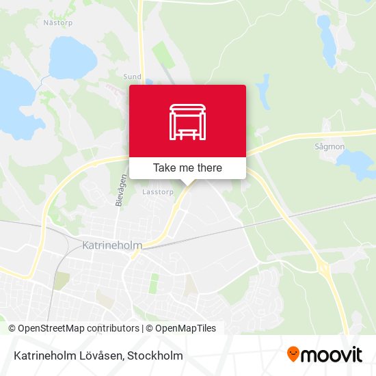 Katrineholm Lövåsen map
