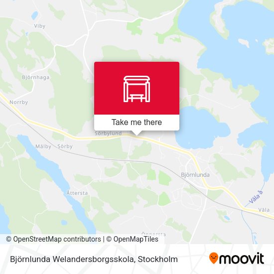 Björnlunda Welandersborgsskola map