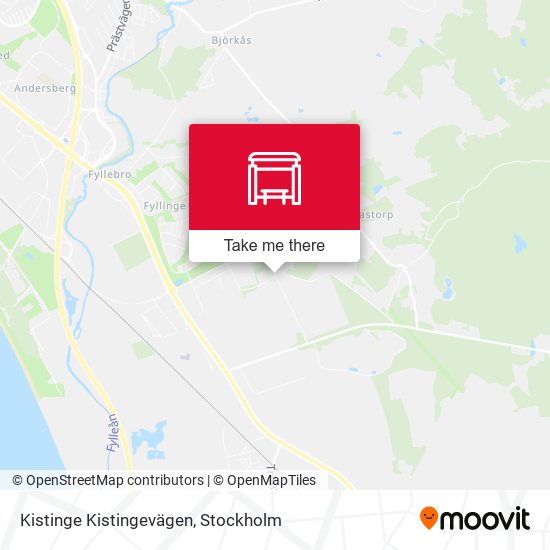 Kistinge Kistingevägen map