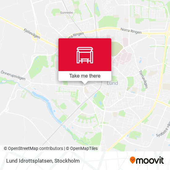 Lund Idrottsplatsen map
