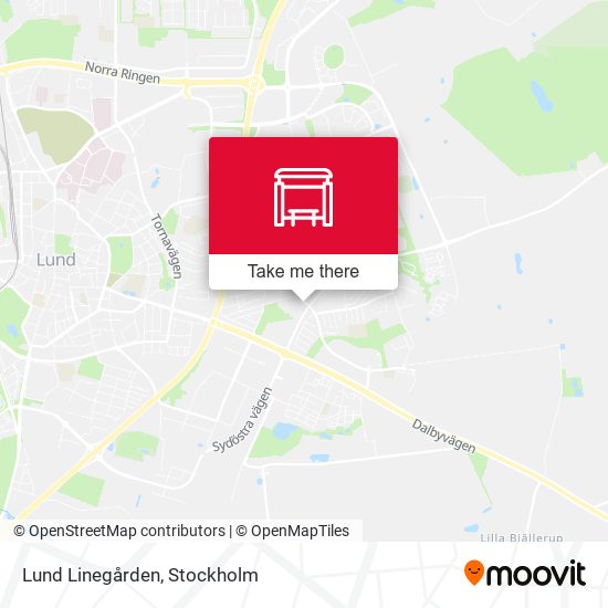 Lund Linegården map
