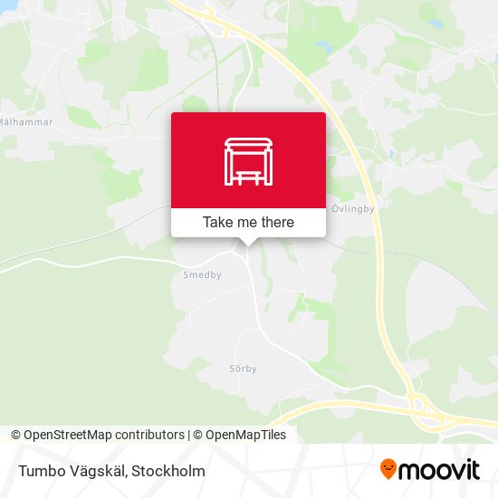 Tumbo Vägskäl map