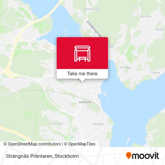 Strängnäs Präntaren map
