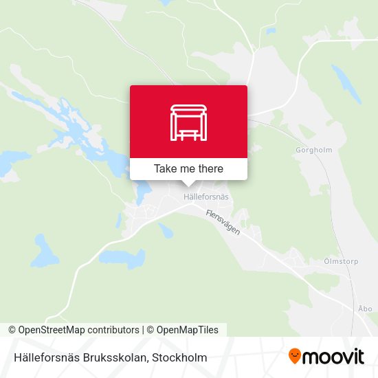Hälleforsnäs Bruksskolan map