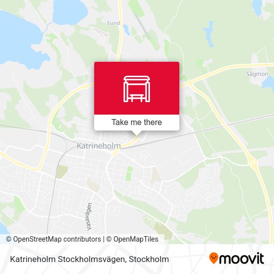Katrineholm Stockholmsvägen map