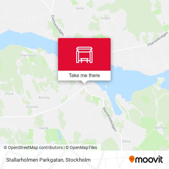 Stallarholmen Parkgatan map