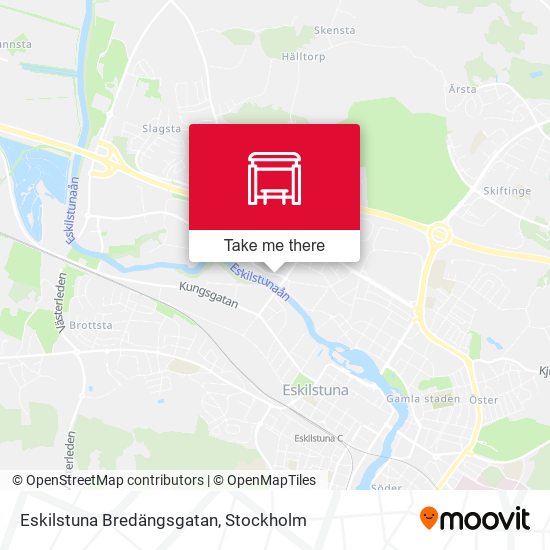 Eskilstuna Bredängsgatan map