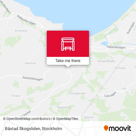Båstad Skogsliden map