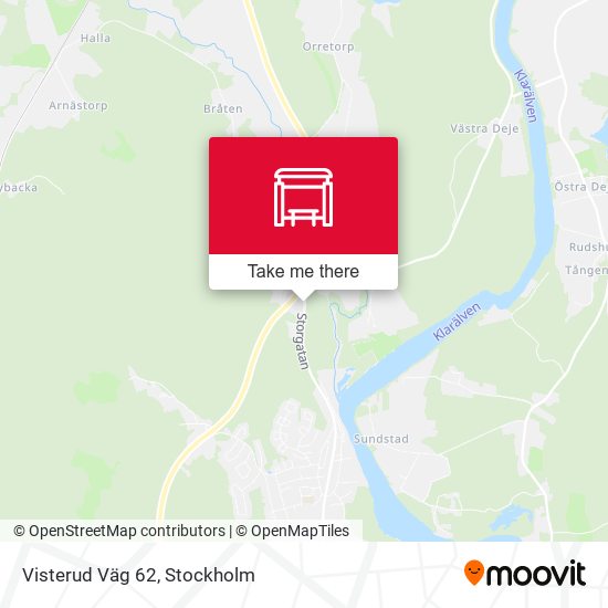 Visterud Väg 62 map