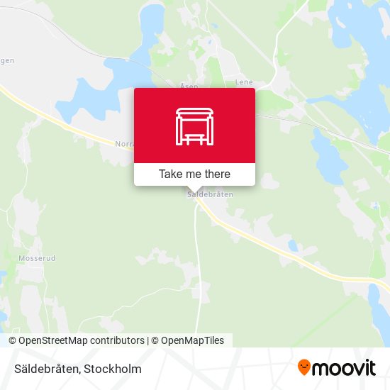 Säldebråten map