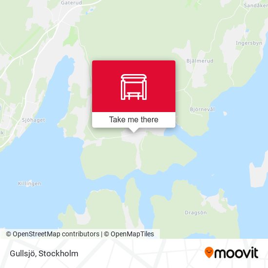 Gullsjö map