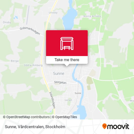 Sunne, Vårdcentralen map