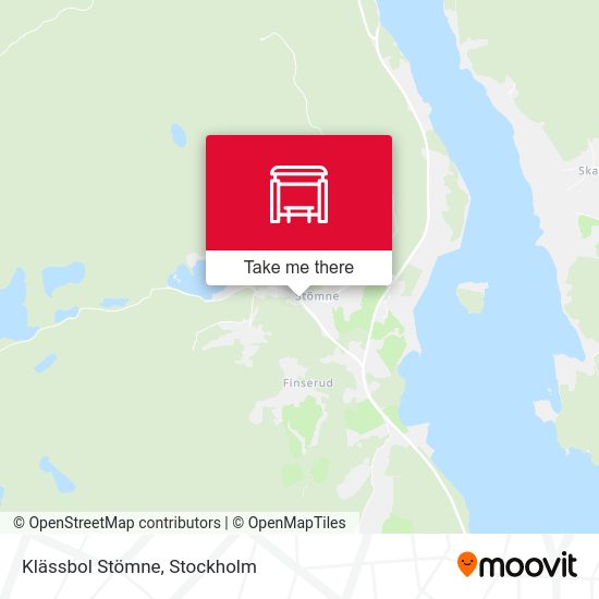 Klässbol Stömne map