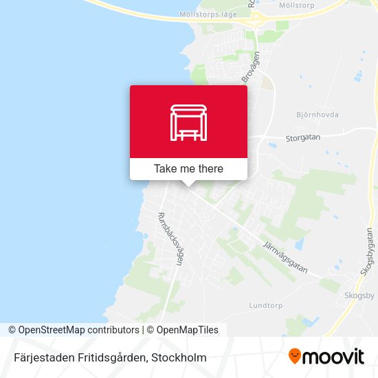 Färjestaden Fritidsgården map