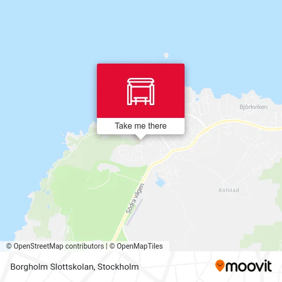 Borgholm Slottskolan map