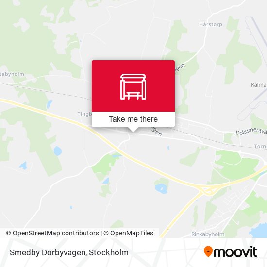 Smedby Dörbyvägen map