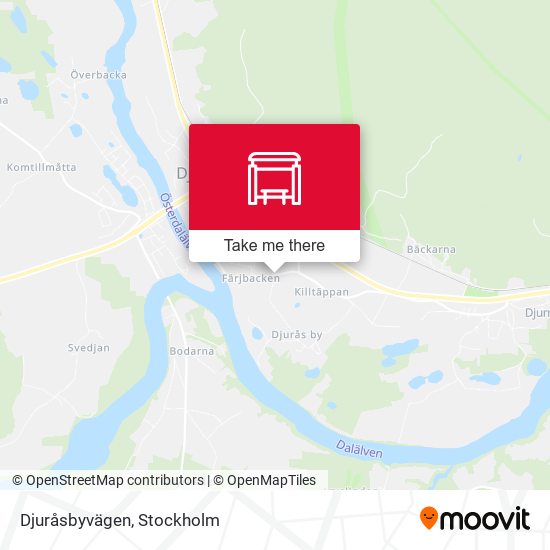 Djuråsbyvägen map