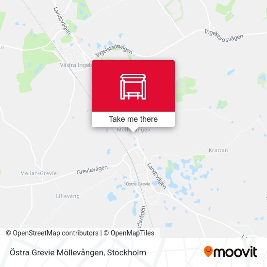 Östra Grevie Möllevången map