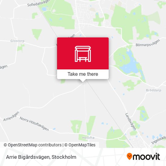 Arrie Bigårdsvägen map