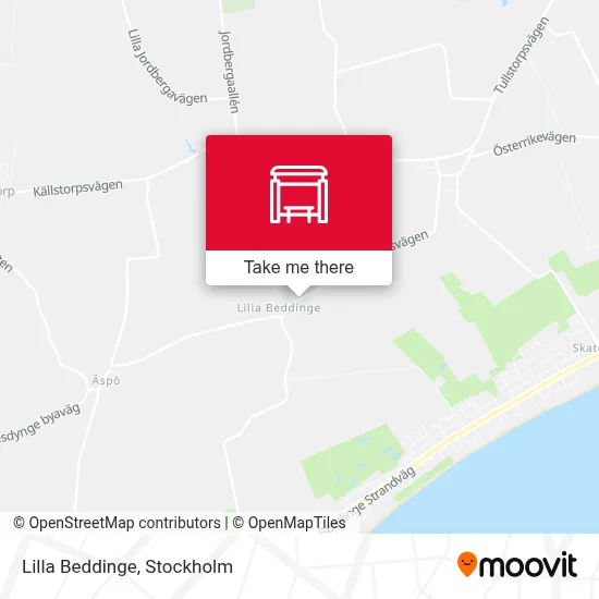 Lilla Beddinge map