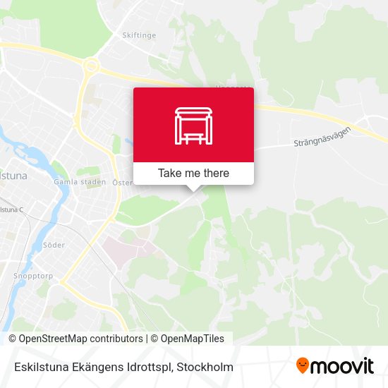Eskilstuna Ekängens Idrottspl map