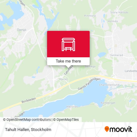 Tahult Hallen map