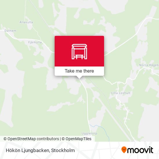 Hökön Ljungbacken map