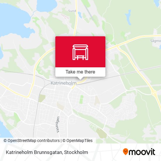 Katrineholm Brunnsgatan map