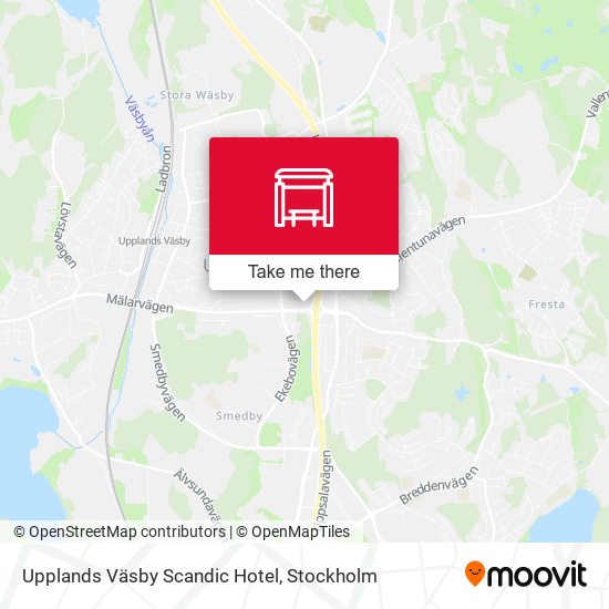 Upplands Väsby Scandic Hotel map