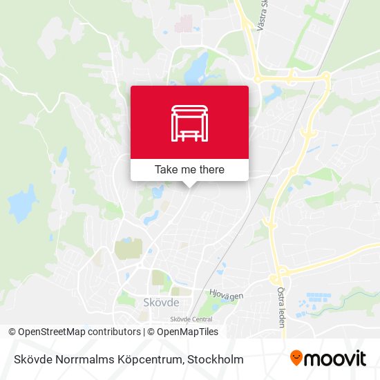 Skövde Norrmalms Köpcentrum map