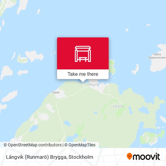 Långvik (Runmarö) Brygga map