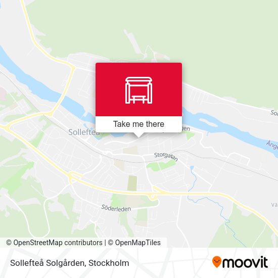 Sollefteå Solgården map