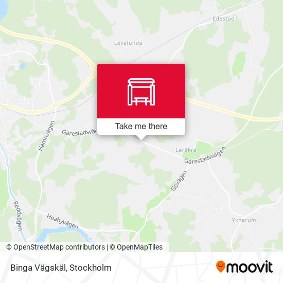 Binga Vägskäl map